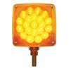UP38702-45 LED Single Stud Double Face Turn Signal Light (Passenger) - Amber & Red LED/Amber & Red Lens