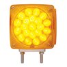 UP38703-45 LED Double Stud Double Face Turn Signal Light (Driver) - Amber & Red LED/Amber & Red Lens