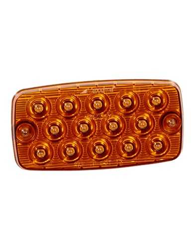 MXM42206Y-Rectangular Amber Low Profile Surface Mount Park Rear Turn ↑ MXM42206Y-Rectangular Amber Low Profile Surface Mount Park Rear Turn ↑