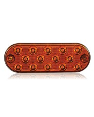 MXM63350Y-6" Oval Amber Park Rear Turn Thin Profile Surface or Grommet Mount MXM63350Y-6" Oval Amber Park Rear Turn Thin Profile Surface or Grommet Mount