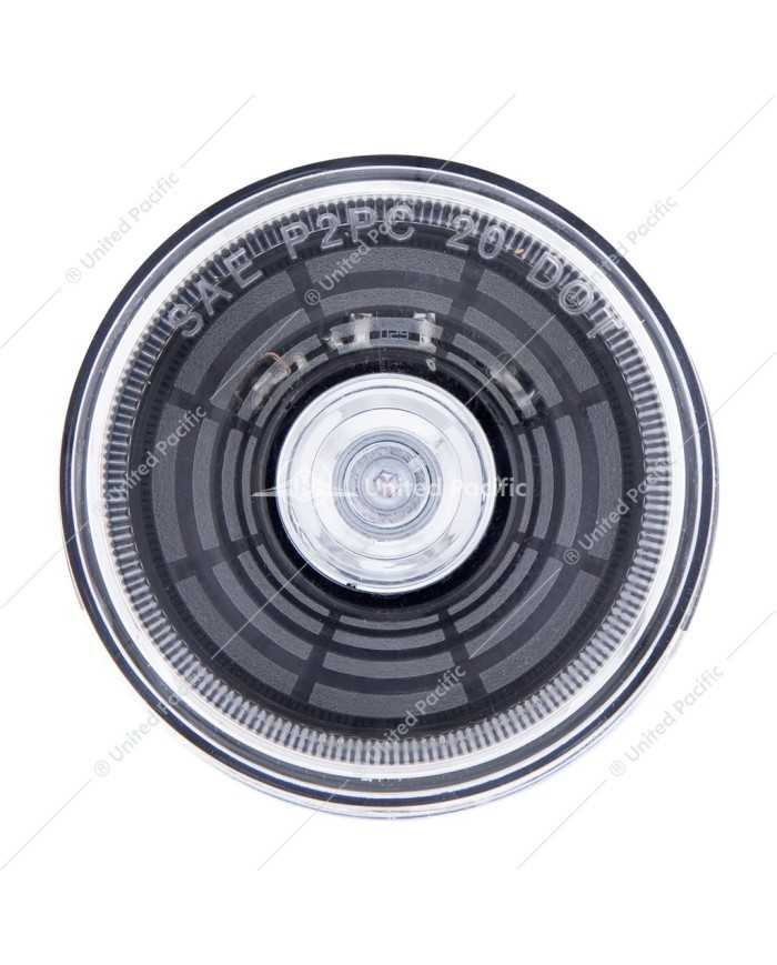 UP36582 - 4 LED 2-1/2" Round Abyss Light (Clearance/Marker) - Red LED/Clear Lens UP36582 - 4 LED 2-1/2" Round Abyss Light (Clearance/Marker) - Red LED/Clear Lens