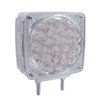 UP38708-45 LED Double Stud Double Face Turn Signal Light (Passenger) - Amber & Red LED/Clear Lens