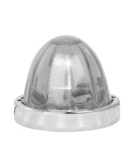 GG79756-RED WATERMELON GLASS FLUSH MOUNT LIGHT KIT, 1 WIRE