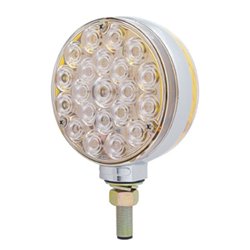 UP38714-42 LED Double Face Turn Signal Light - Amber LED/Clear Lens