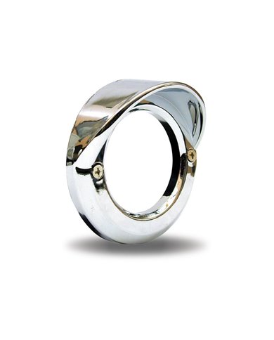 2" Chrome Plastic Bezel with Visor " 2" Chrome Plastic Bezel with Visor "