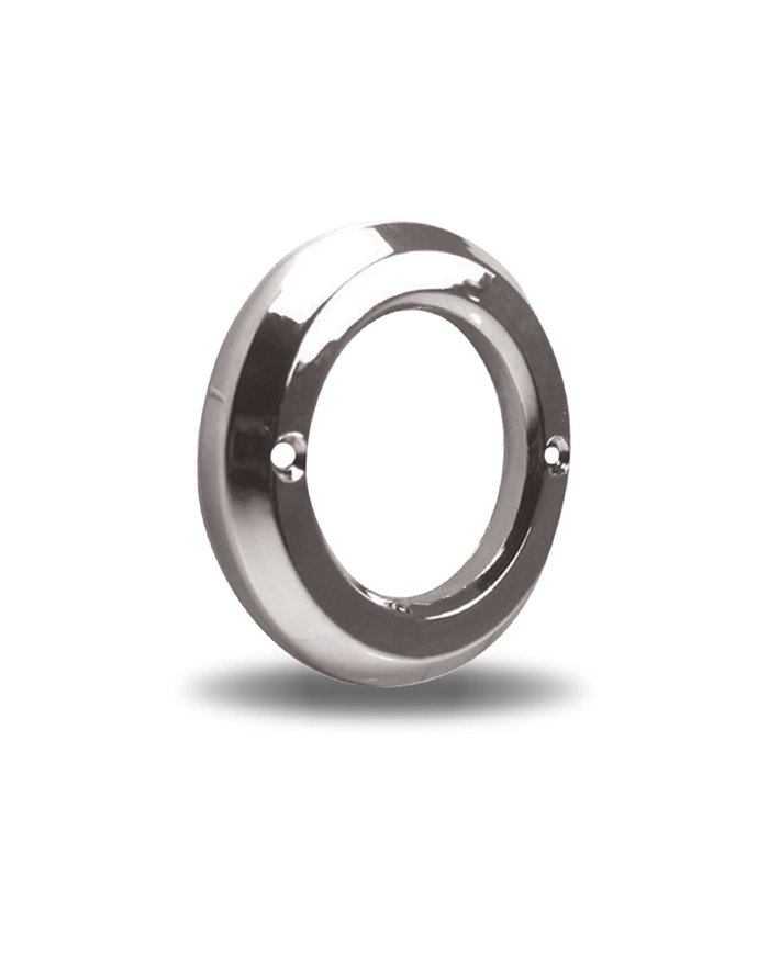 2" Chrome Plastic Bezel without Visor"
