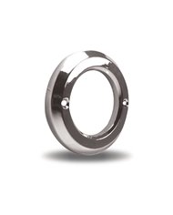 2" Chrome Plastic Bezel without Visor" 2" Chrome Plastic Bezel without Visor"