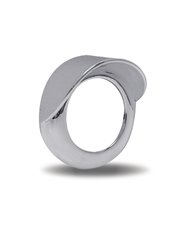 2" Chrome Plastic Twist-On Bezel with Visor" 2" Chrome Plastic Twist-On Bezel with Visor"