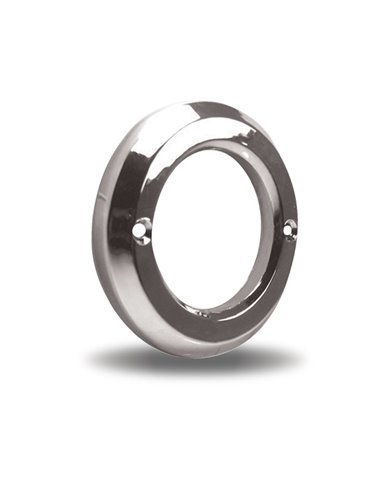 2 1/2" Chrome Plastic Bezel without Visor" 2 1/2" Chrome Plastic Bezel without Visor"