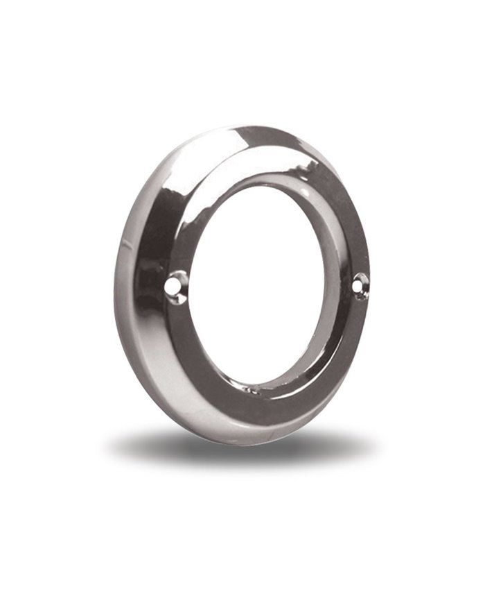 2 1/2" Chrome Plastic Bezel without Visor" 2 1/2" Chrome Plastic Bezel without Visor"