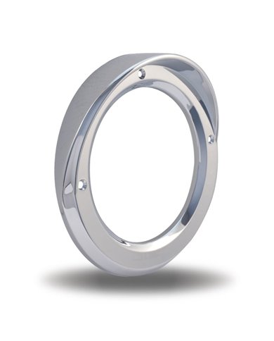 4" Chrome Plastic Bezel with Visor" 4" Chrome Plastic Bezel with Visor"