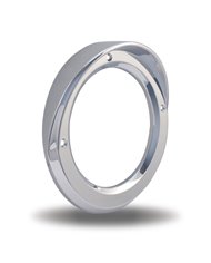4" Chrome Plastic Bezel with Visor" 4" Chrome Plastic Bezel with Visor"