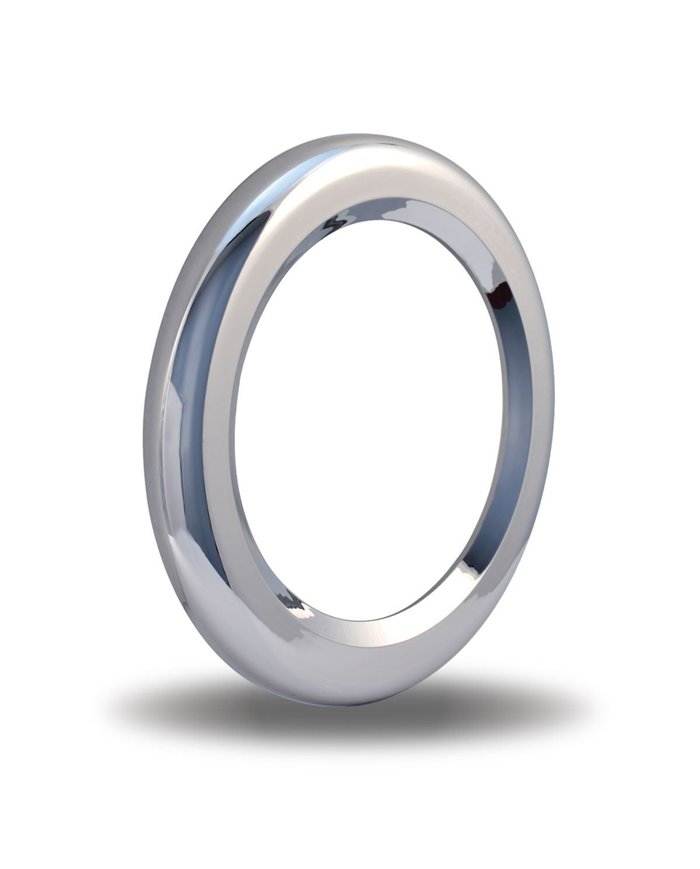 4" Chrome Plastic Twist-On Bezel" 4" Chrome Plastic Twist-On Bezel"