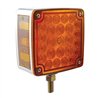 UP38751-52 LED Single Stud Double Face Turn Signal Light (Passenger) - Amber & Red LED/Amber & Red Lens
