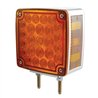 UP38756-52 LED Double Stud Double Face Turn Signal Light (Driver) - Amber & Red LED/Amber & Red Lens