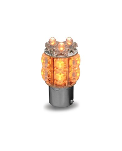 Amber Square One Function LED Light - Twist In (13 Diodes) Amber Square One Function LED Light - Twist In (13 Diodes)