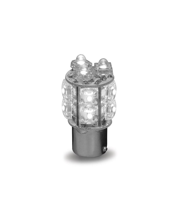 White Square Stop, Tail Function LED Light - Twist In (13 Diodes) White Square Stop, Tail Function LED Light - Twist In (13 Diodes)