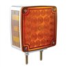 UP38757-52 LED Double Stud Double Face Turn Signal Light (Passenger) - Amber & Red LED/Amber & Red Lens