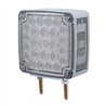 UP38758-52 LED Double Stud Double Face Turn Signal Light (Driver) - Amber & Red LED/Clear Lens