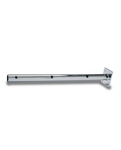 30" Chrome 4 Bolt Side Mount with Holes - Left 30" Chrome 4 Bolt Side Mount with Holes - Left