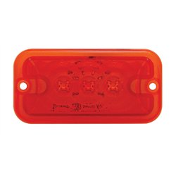UP38767-3 LED Clearance Marker Light - Red LED/Red Lens