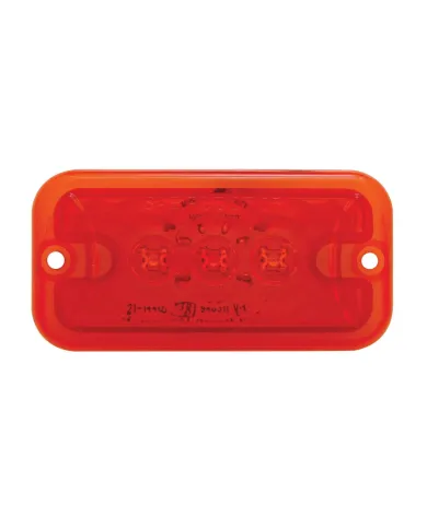 UP38767-3 LED Clearance Marker Light - Red LED/Red Lens