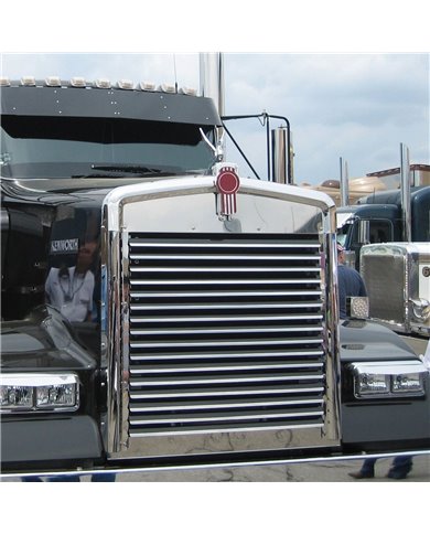 Kenworth W900L Louvered Grill - 16 Bars Kenworth W900L Louvered Grill - 16 Bars