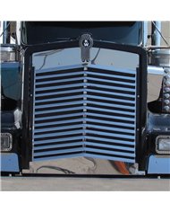 Kenworth W900L Angled Louvered Grill - 16 Bars Kenworth W900L Angled Louvered Grill - 16 Bars