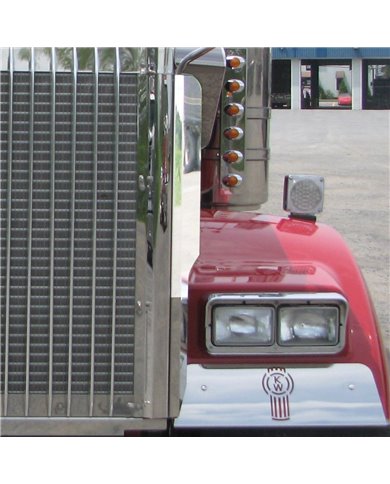 Kenworth W900 Side Hood Deflector Kenworth W900 Side Hood Deflector