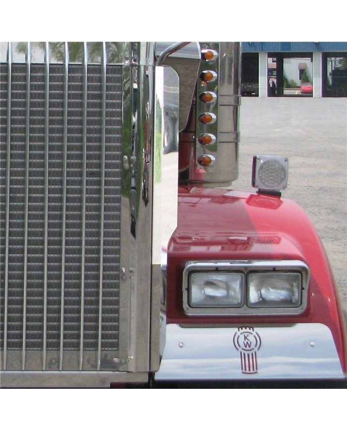 Kenworth W900 Side Hood Deflector Kenworth W900 Side Hood Deflector