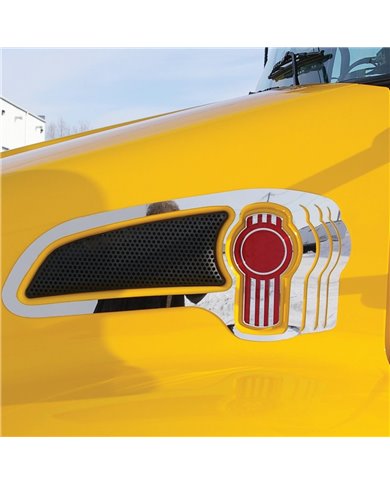 KW T170-T270-T370-T440-T470-T660 Air Intake Trim Multiple Logo (2005+) KW T170-T270-T370-T440-T470-T660 Air Intake Trim Multiple Logo (2005+)