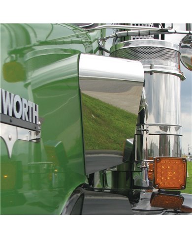 Kenworth T800 Curved Glass Engine Air Intake Shroud Kenworth T800 Curved Glass Engine Air Intake Shroud