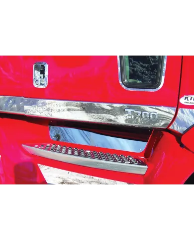 UP29048-Stainless Kenworth T700 Front Upper Step Kick Plate