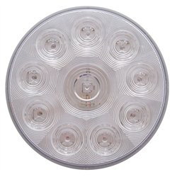 UP38773-10 LED 4" Turn Signal Light - Amber LED/Clear Lens