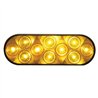 UP38775-10 LED 6" Oval Turn Signal Light - Amber LED/Amber Lens