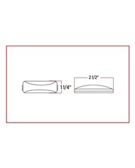 1 X 2" Red Marker LED (6 Diodes)" 1 X 2" Red Marker LED (6 Diodes)"