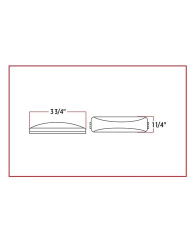 1 X 4" Amber Marker LED (12 Diodes)" 1 X 4" Amber Marker LED (12 Diodes)"