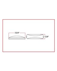 1 X 4" Amber Marker LED (12 Diodes)"