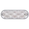 UP38777-10 LED 6" Oval Turn Signal Light - Amber LED/Clear Lens