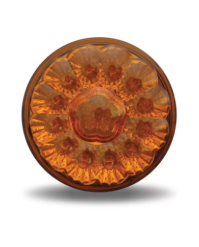 4" Super Diode Amber Stop, Turn & Tail LED (17 Diodes)" 4" Super Diode Amber Stop, Turn & Tail LED (17 Diodes)"