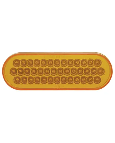 UP38784-40 LED Oval Turn Signal Light - Amber LED/Amber Lens