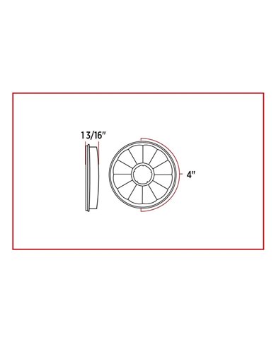 4ö Super Diode Clear Amber Stop, Turn & Tail LED (17 Diodes)" 4ö Super Diode Clear Amber Stop, Turn & Tail LED (17 Diodes)"