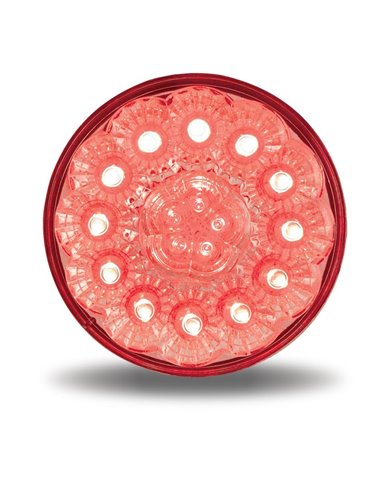 4" Super Diode Clear Red Stop, Turn & Tail LED (17 Diodes)" 4" Super Diode Clear Red Stop, Turn & Tail LED (17 Diodes)"