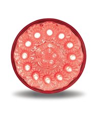 4" Super Diode Clear Red Stop, Turn & Tail LED (17 Diodes)"