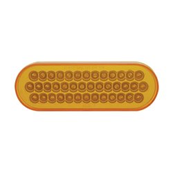 UP38784B-40 LED Oval Turn Signal Light - Amber LED/Amber Lens (Bulk)