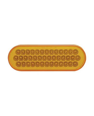 UP38784B-40 LED Oval Turn Signal Light - Amber LED/Amber Lens (Bulk)