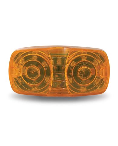 Double Bullseye Amber LED (16 Diodes) - 1 Hot Wire Double Bullseye Amber LED (16 Diodes) - 1 Hot Wire