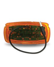 Double Bullseye Amber LED (16 Diodes) - 1 Hot Wire