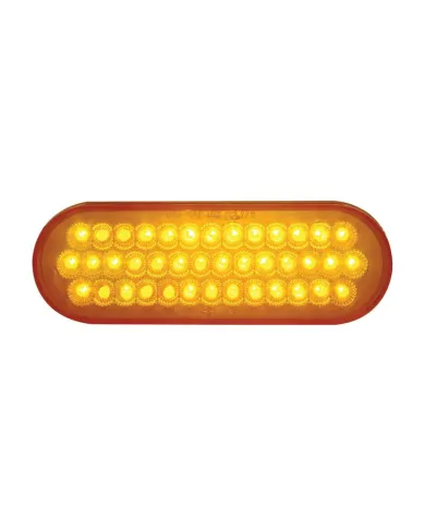 UP38784B-40 LED Oval Turn Signal Light - Amber LED/Amber Lens (Bulk)