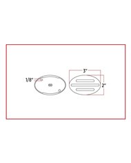 Small Marker Flatline Red LED (13 Diodes)
